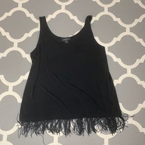5 for $25 🔥 Lane Bryant black fringe tank top size 14/16